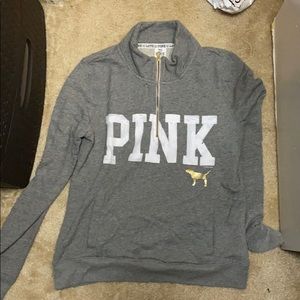 Pink 1/4 zip